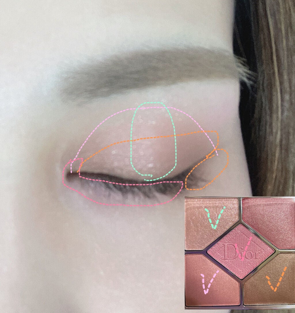 【旧】サンク クルール クチュール/Dior/アイシャドウパレットを使ったクチコミ(6枚目)