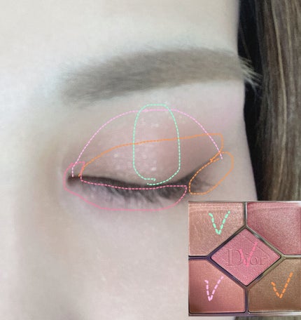 【旧】サンク クルール クチュール/Dior/アイシャドウパレットを使ったクチコミ(6枚目)