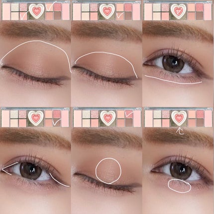 オールテイクムードライクパレット/PERIPERA/アイシャドウパレットを使ったクチコミ(7枚目)