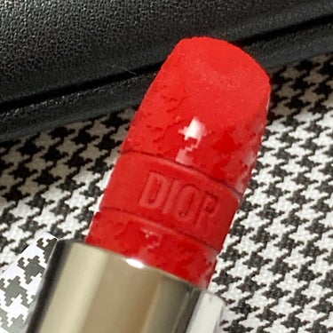 ルージュ ディオール 999V ベルベット<ニュー ルック エディション>（生産終了）/Dior/口紅を使ったクチコミ（2枚目）