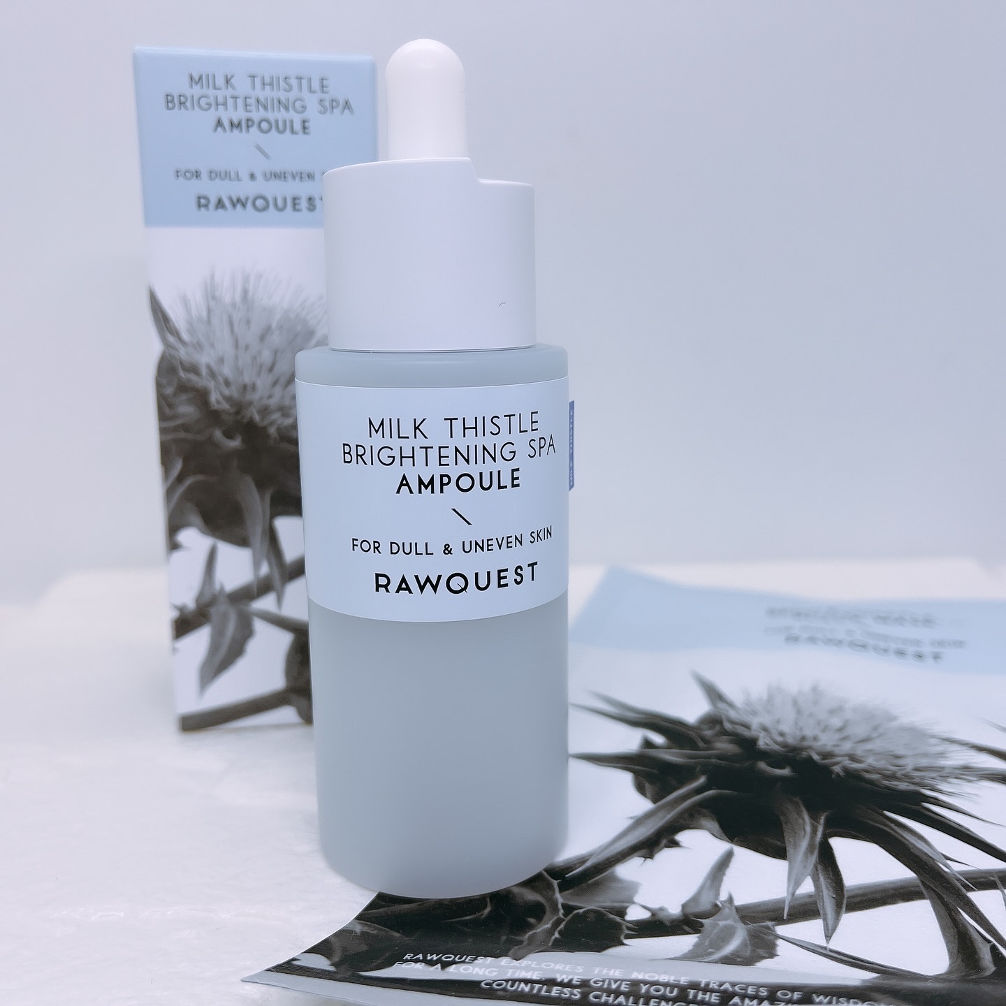 ミルクシスルブライトニングスパ アンプル/RAWQUEST/美容液を使ったクチコミ（1枚目）