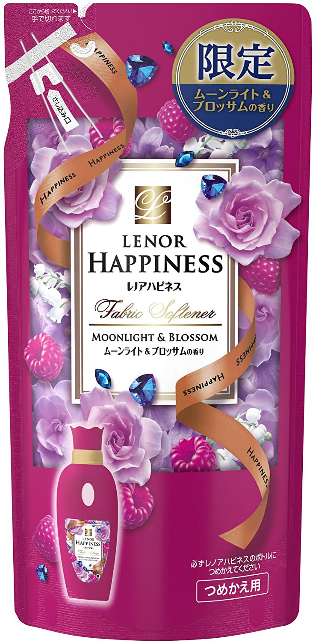 レノアハピネス ムーンライト＆ブロッサムの香り 詰替用 450ml