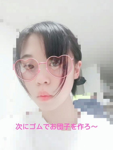 からまないゴム S ブラック/DAISO/ヘアアクセサリーを使ったクチコミ(3枚目)