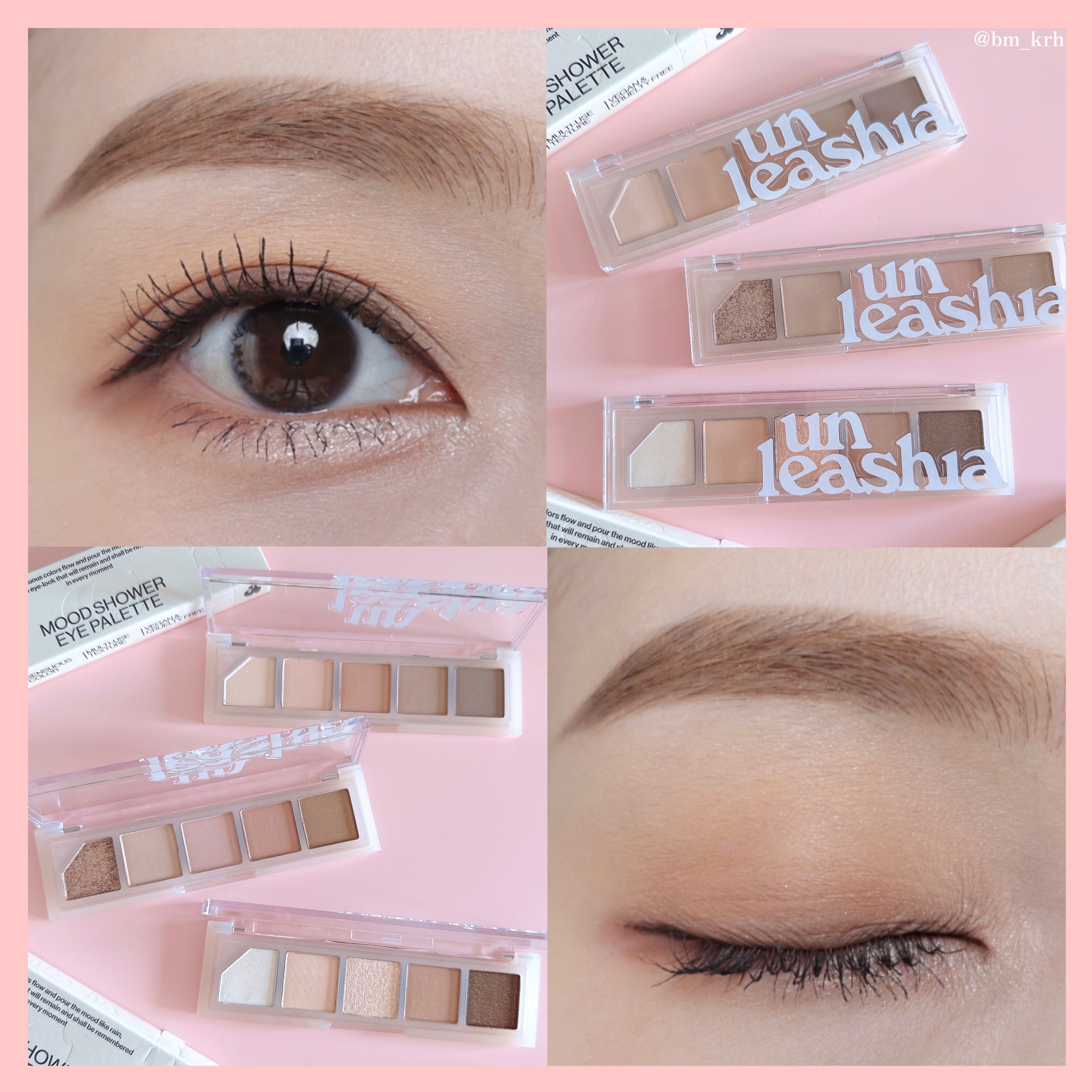 ムードシャワーアイパレット No.2 ローズシャワー/unleashia/アイシャドウパレットを使ったクチコミ（1枚目）