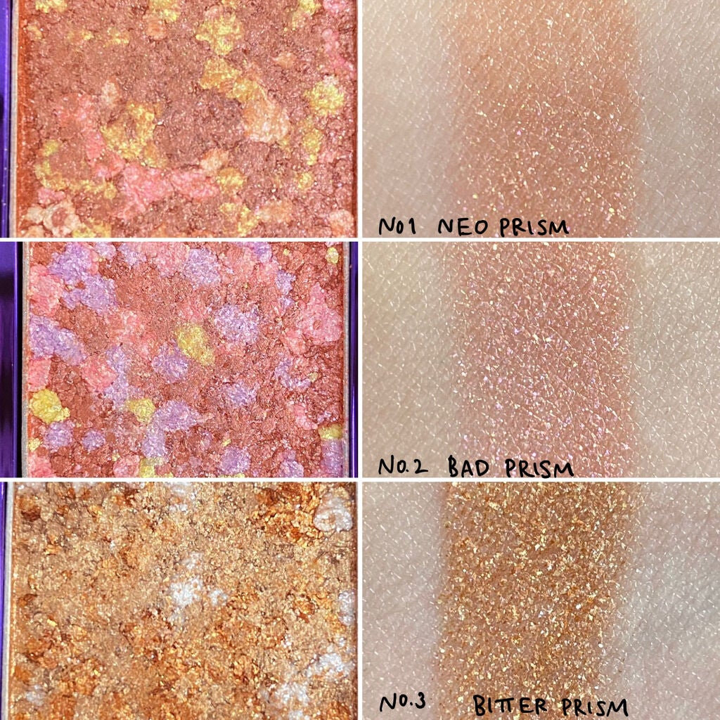 グリッタープリズム シャドウ/MISSHA/グリッターを使ったクチコミ(2枚目)