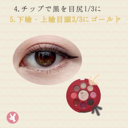 パーフェクトマルチアイズ/キャンメイク/アイシャドウパレットを使ったクチコミ(4枚目)