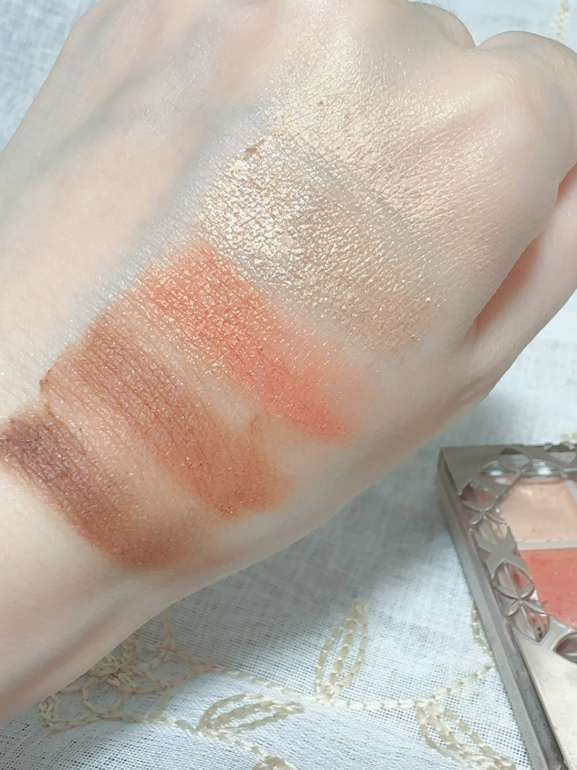 パノラマデザイン アイパレット BR-4 オレンジブラウン/Visée/アイシャドウパレットを使ったクチコミ（2枚目）