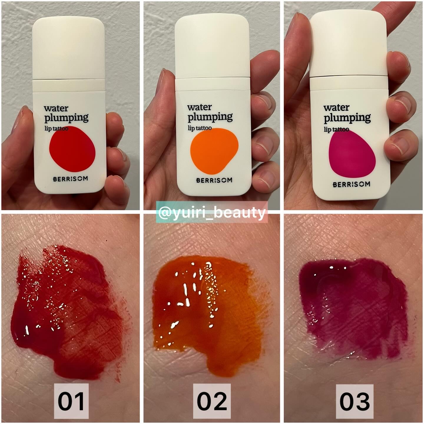 ウォータープランピング リップタトゥー/ベリサム/口紅を使ったクチコミ（3枚目）