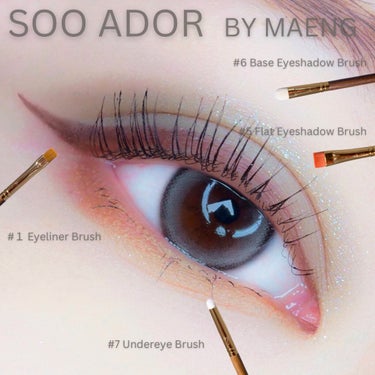 BY MAENG #07 Under Eye Brush/SOOA DOR/メイクアップキットを使ったクチコミ（2枚目）