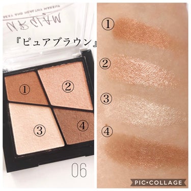 UR GLAM　VELVET EYE COLOR PALETTE/U R GLAM/パウダーアイシャドウを使ったクチコミ（3枚目）