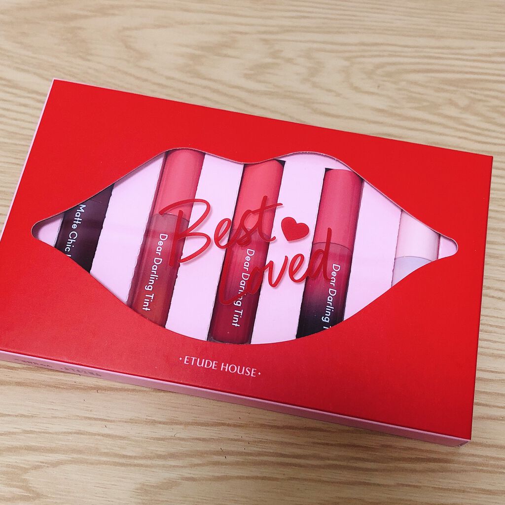 ミニリップキット ベストラブ/ETUDE/口紅を使ったクチコミ(1枚目)