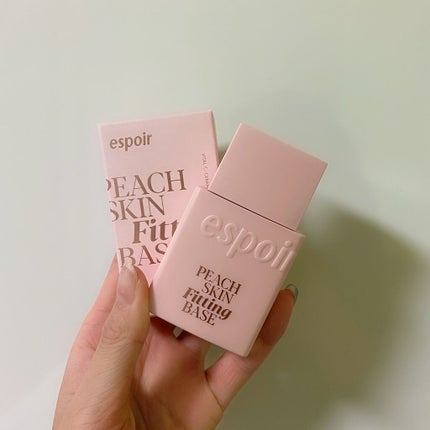 ピーチスキンフィッティングベース/espoir/化粧下地を使ったクチコミ(1枚目)
