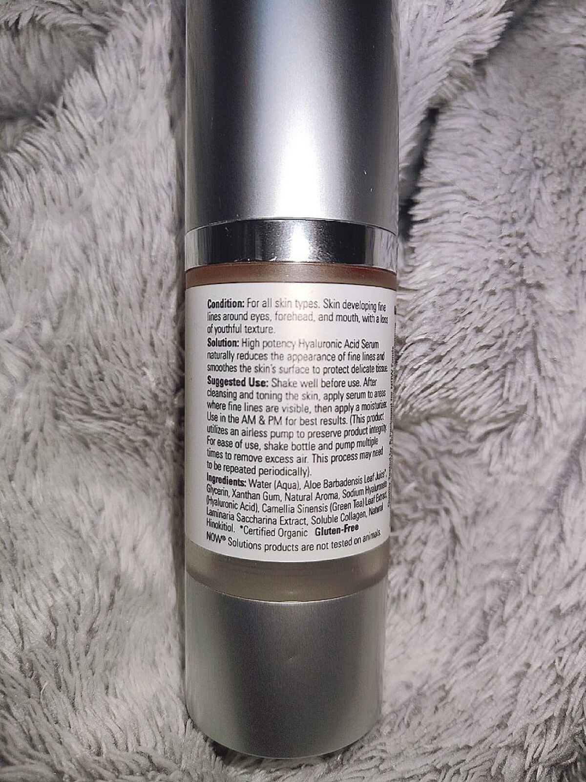 Hyaluronic Acid Firming Serum/now solutions/美容液を使ったクチコミ(2枚目)