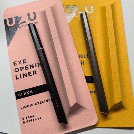 EYE OPENING LINER/UZU BY FLOWFUSHI/リキッドアイライナーを使ったクチコミ(1枚目)