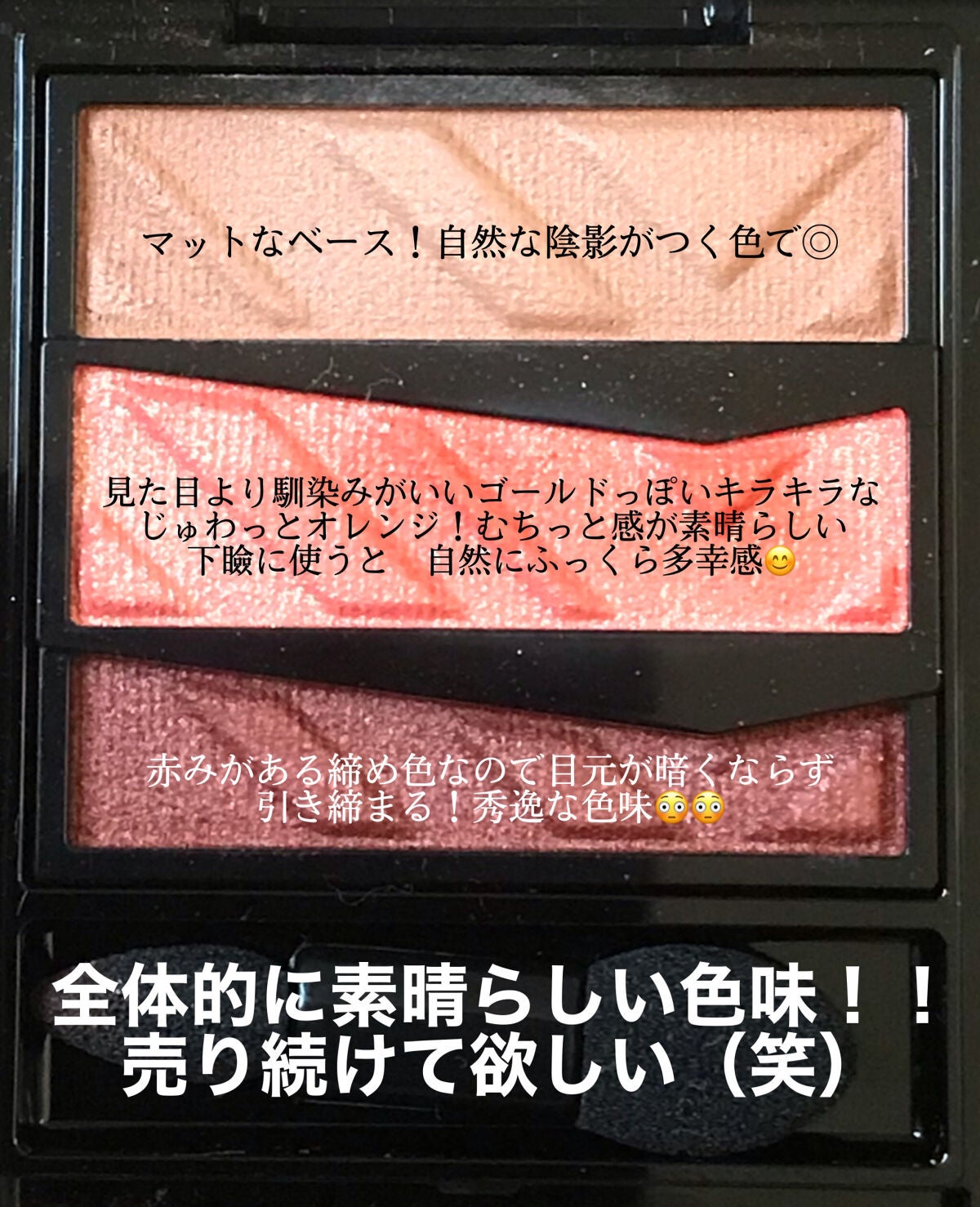 パーツリサイズシャドウ/KATE/アイシャドウパレットを使ったクチコミ(3枚目)