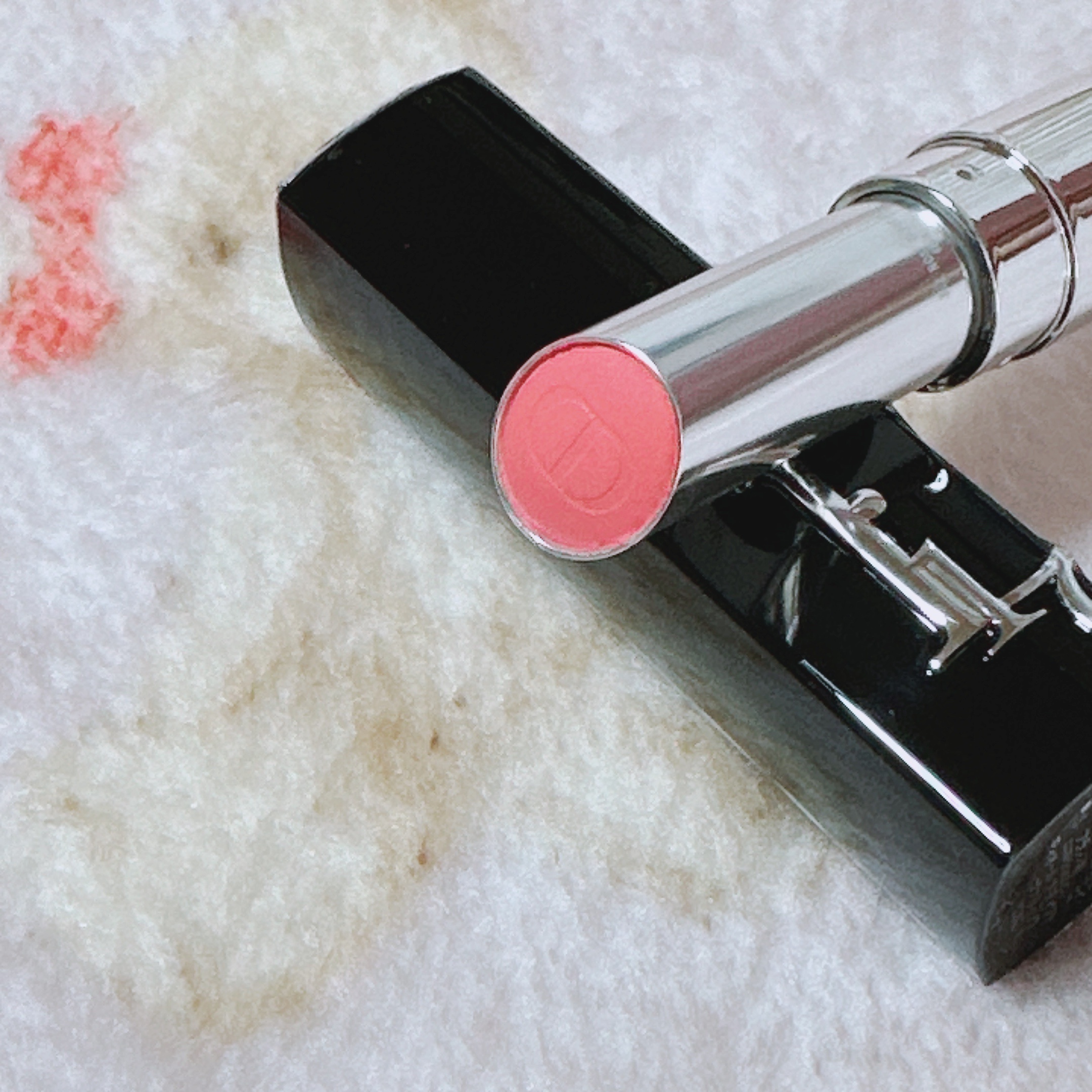 ディオール アディクト リップスティック 362 ローズ ボヌール/Dior/口紅を使ったクチコミ（2枚目）