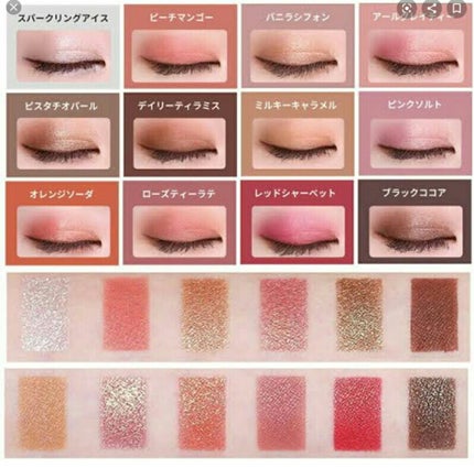 バレンタインボックス2 ピーチパレット/VAVI MELLO/アイシャドウパレットを使ったクチコミ(3枚目)