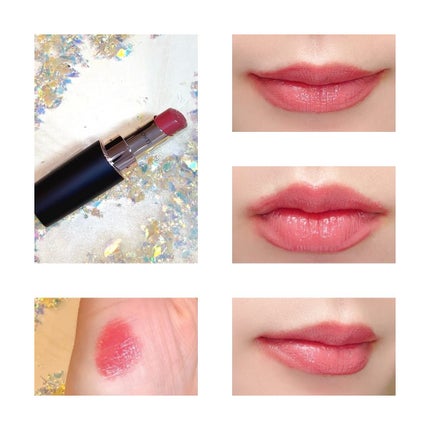 ルージュデコルテ クリームグロウ 02G blissful moment/DECORTÉ/口紅を使ったクチコミ(2枚目)