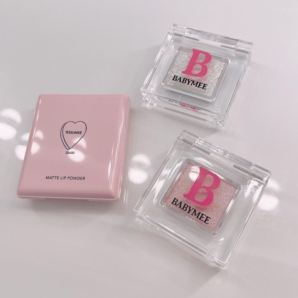マットリップパウダー/WHOMEE/口紅を使ったクチコミ（2枚目）
