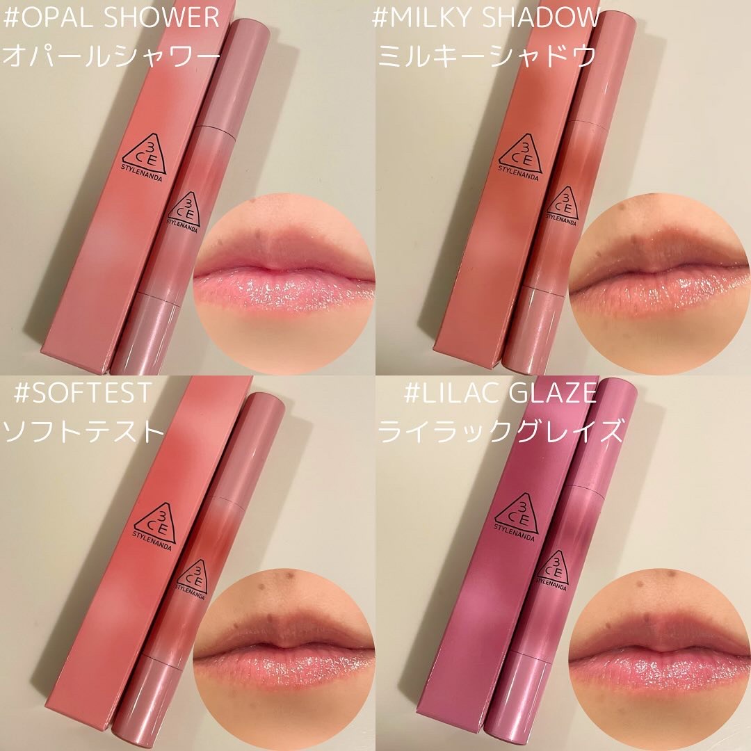 3CE シャインリフレクター/3CE/口紅を使ったクチコミ（3枚目）