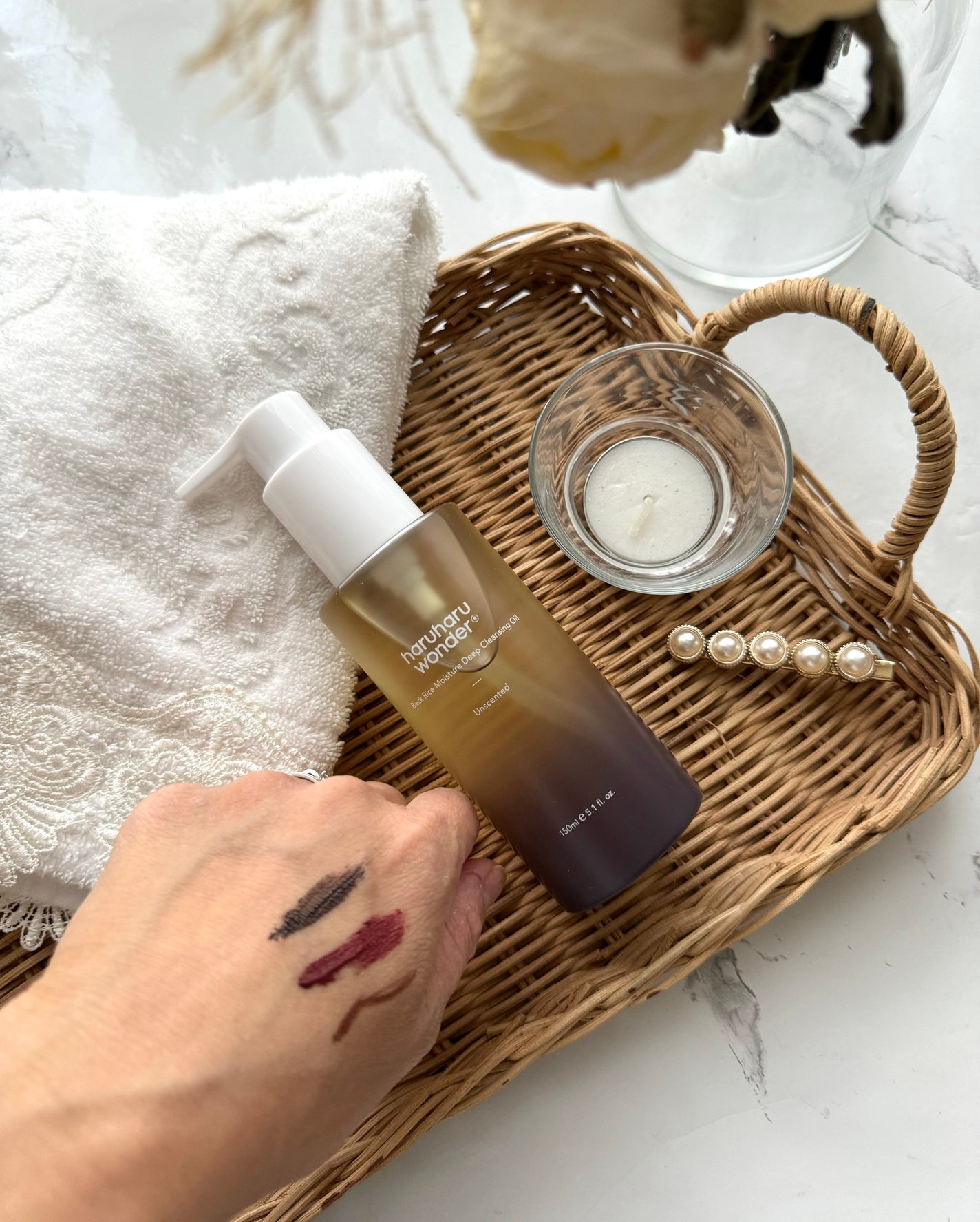 ブラックライス モイスチャー ディープクレンジングオイル/haruharu wonder/オイルクレンジングを使ったクチコミ(2枚目)
