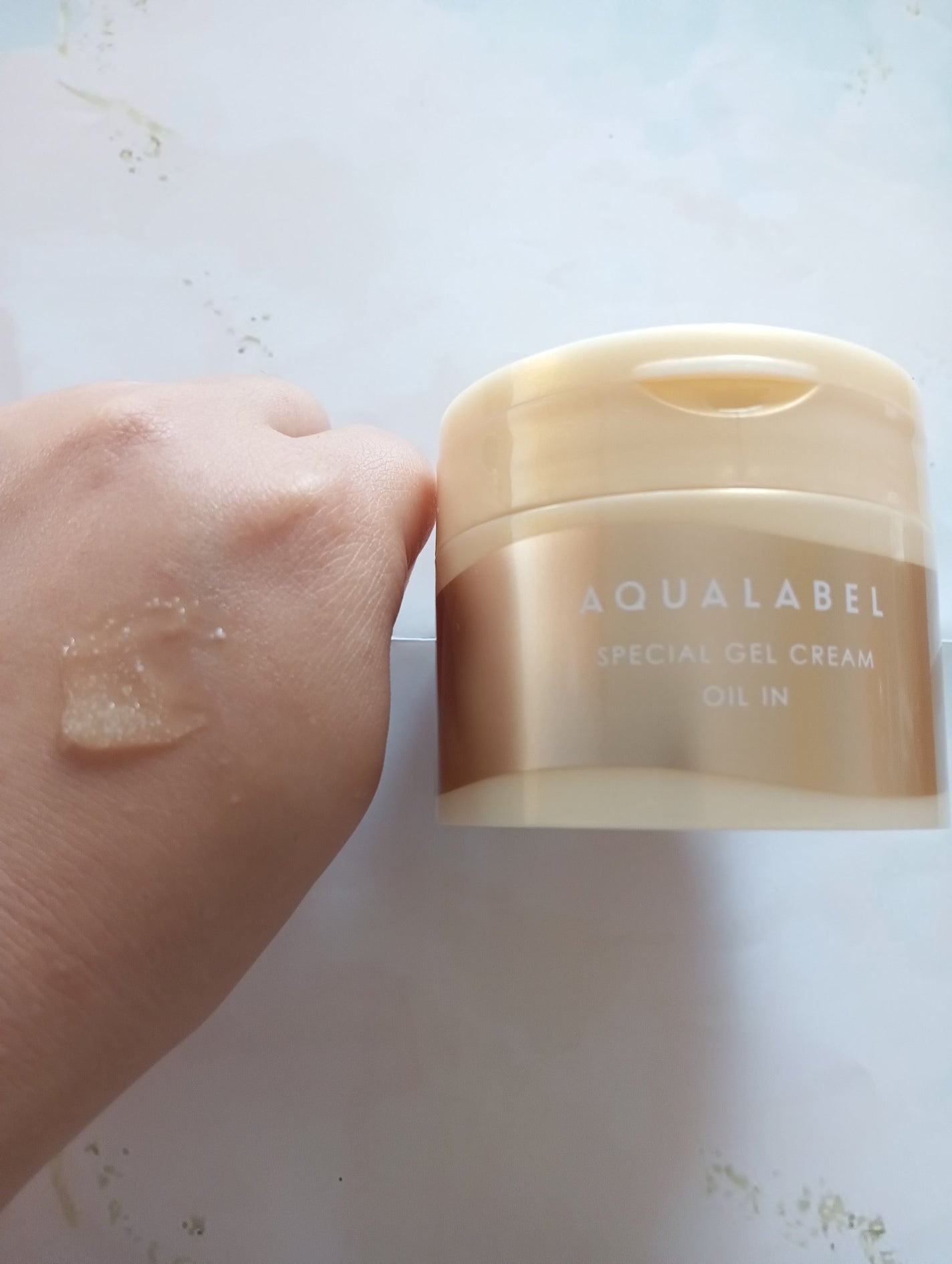 スペシャルジェルクリーム EX (オイルイン)/アクアレーベル/オールインワン化粧品を使ったクチコミ(1枚目)