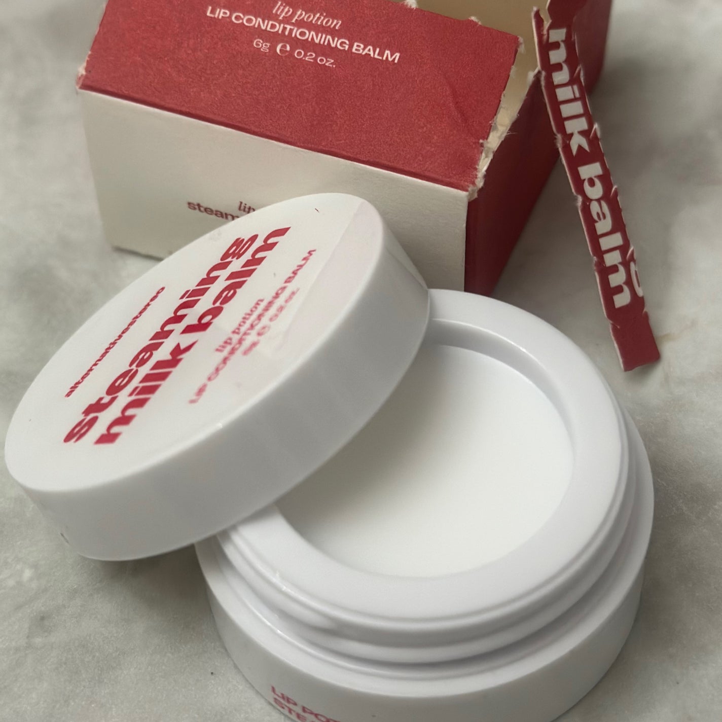 リップポーション スティーミングミルクバーム/alternativestereo/リップバームを使ったクチコミ(4枚目)