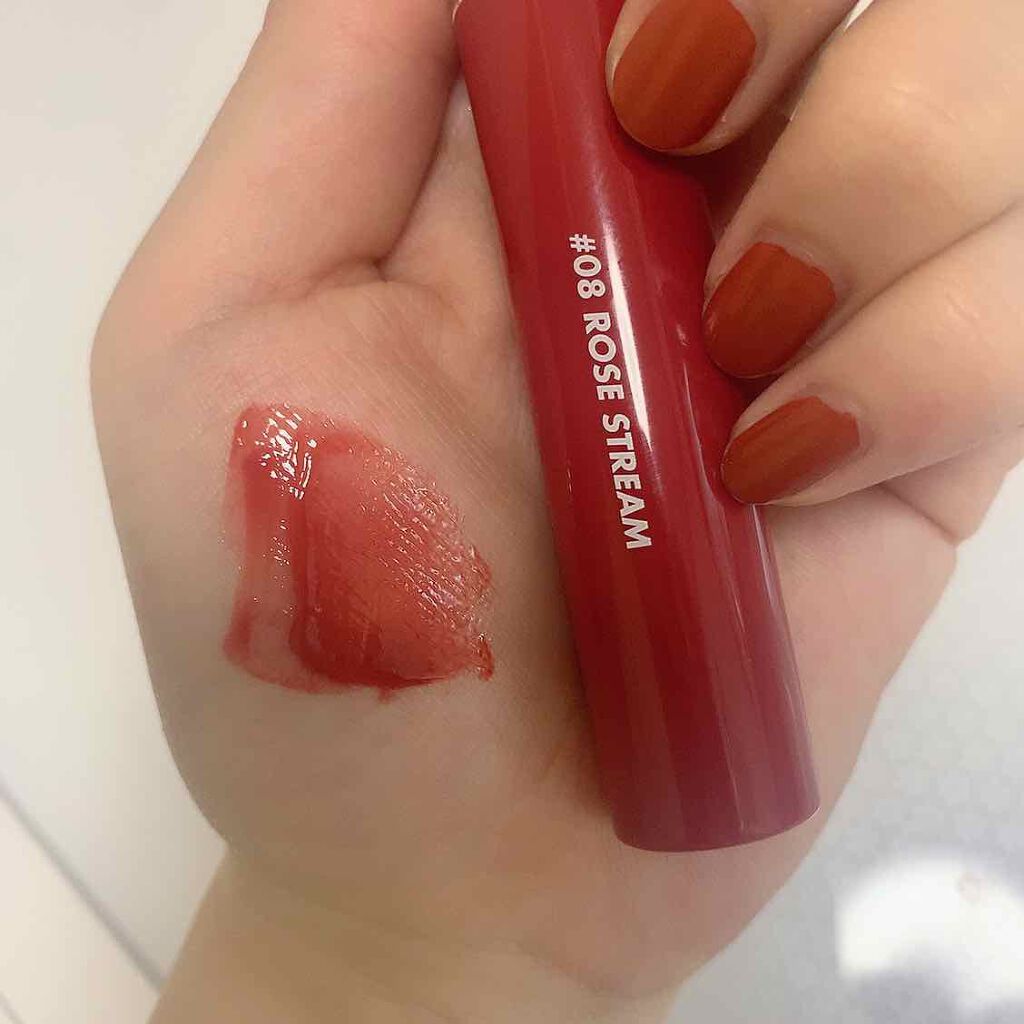 グラスティングウォーターティント/rom&nd/リップティントを使ったクチコミ（2枚目）