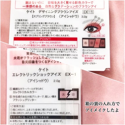 デザイニングブラウンアイズ/KATE/アイシャドウパレットを使ったクチコミ(10枚目)