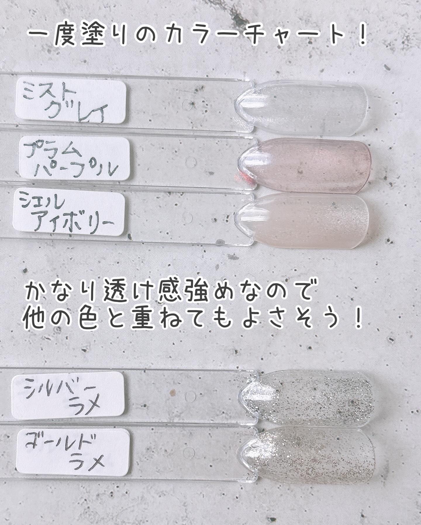 シャイニーポップジェル/iLLusie300/ジェルネイルを使ったクチコミ（3枚目）