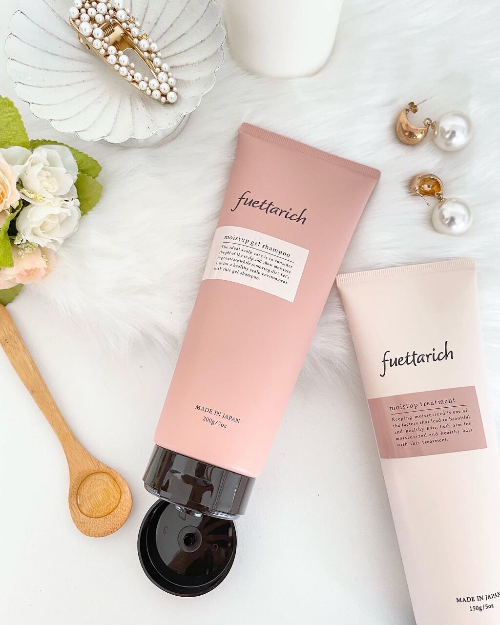 モイストアップ ジェル シャンプー/トリートメント/fuettarich (フエッタリッチ)/サロンシャンプーを使ったクチコミ(2枚目)