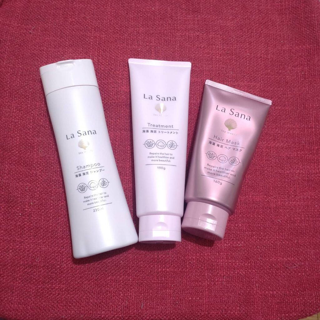 ラサーナ 海藻 海泥 シャンプー/トリートメント/ラサーナ/市販シャンプーを使ったクチコミ(1枚目)