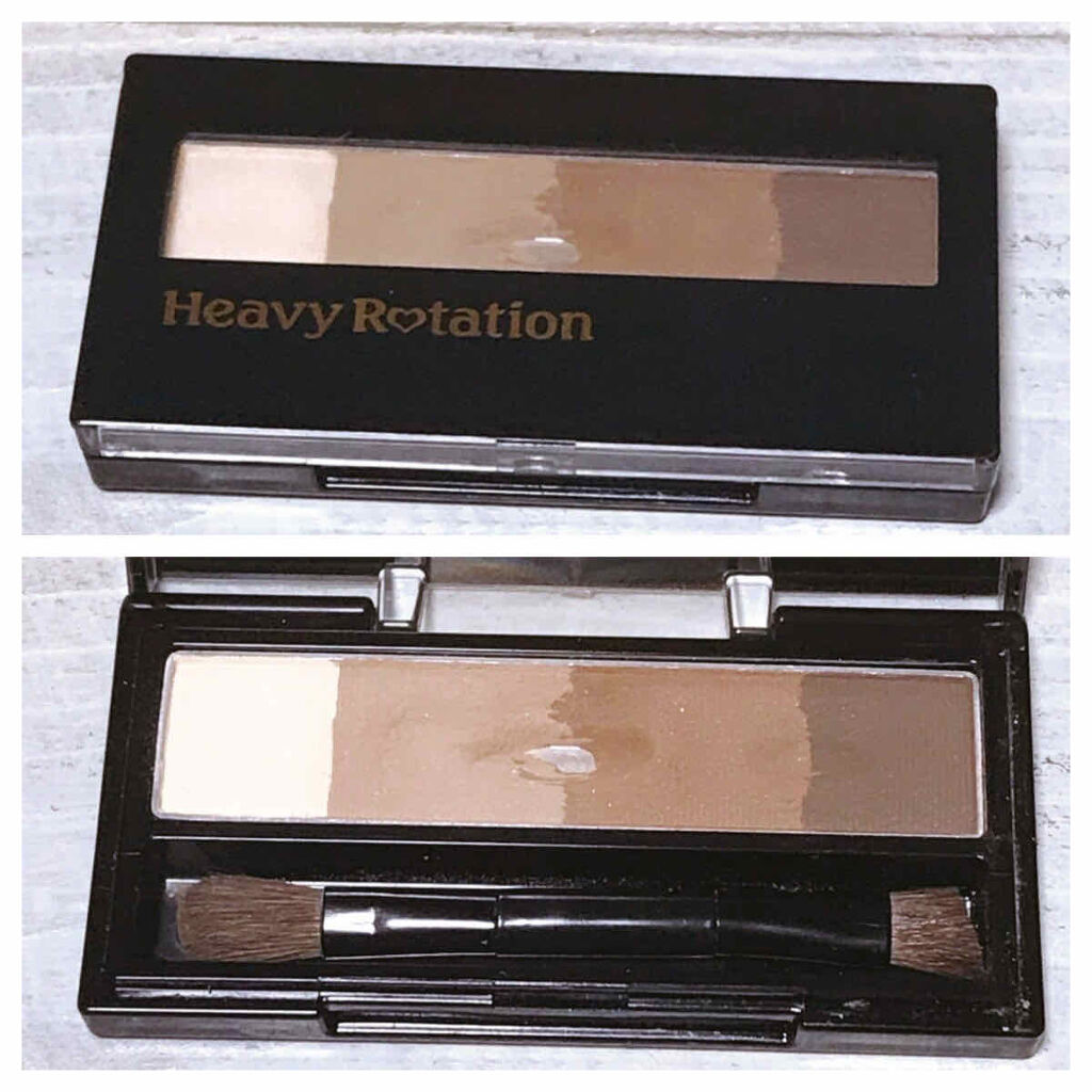 パウダーアイブロウ＆3Dノーズ/ヘビーローテーション/パウダーアイブロウを使ったクチコミ（1枚目）