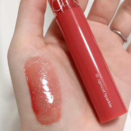 グラスティングカラーグロス/rom&nd/リップグロスを使ったクチコミ(6枚目)