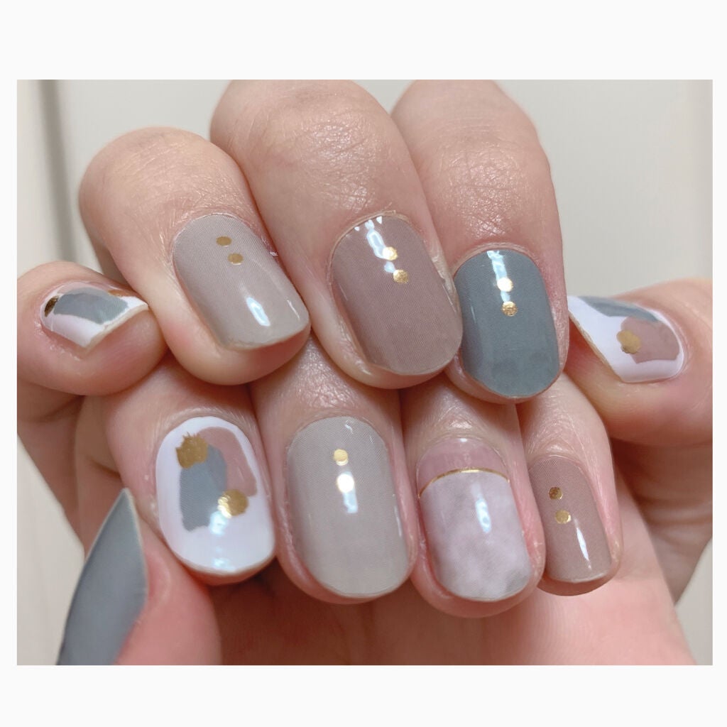 ジェルネイルシール/キャンドゥ/ネイルシールを使ったクチコミ(2枚目)