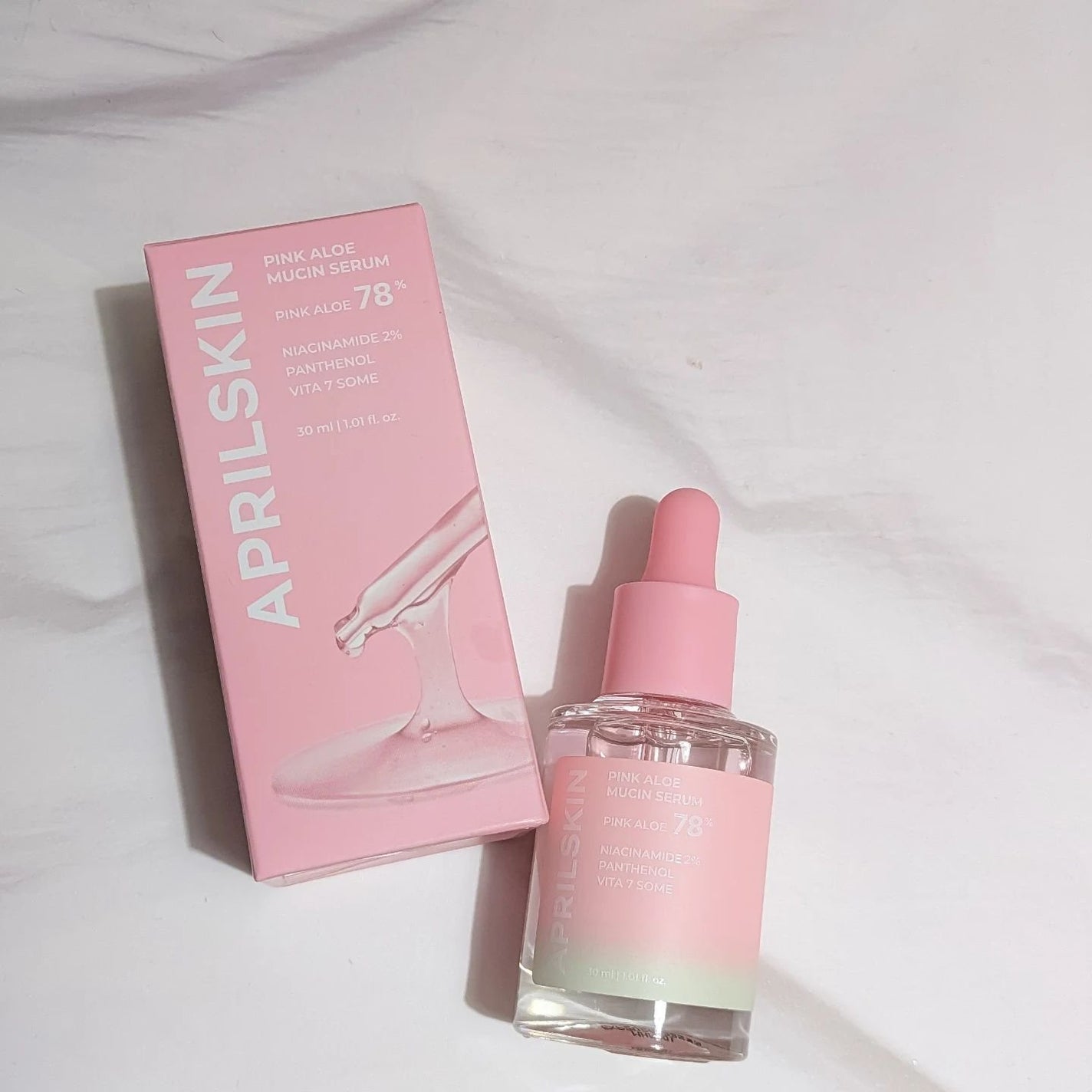 ピンクアロエムチンセラム/APRILSKIN/美容液を使ったクチコミ(1枚目)