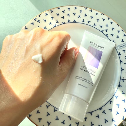 ミルクシスル リペアクリーム/BANOBAGI/フェイスクリームを使ったクチコミ(6枚目)