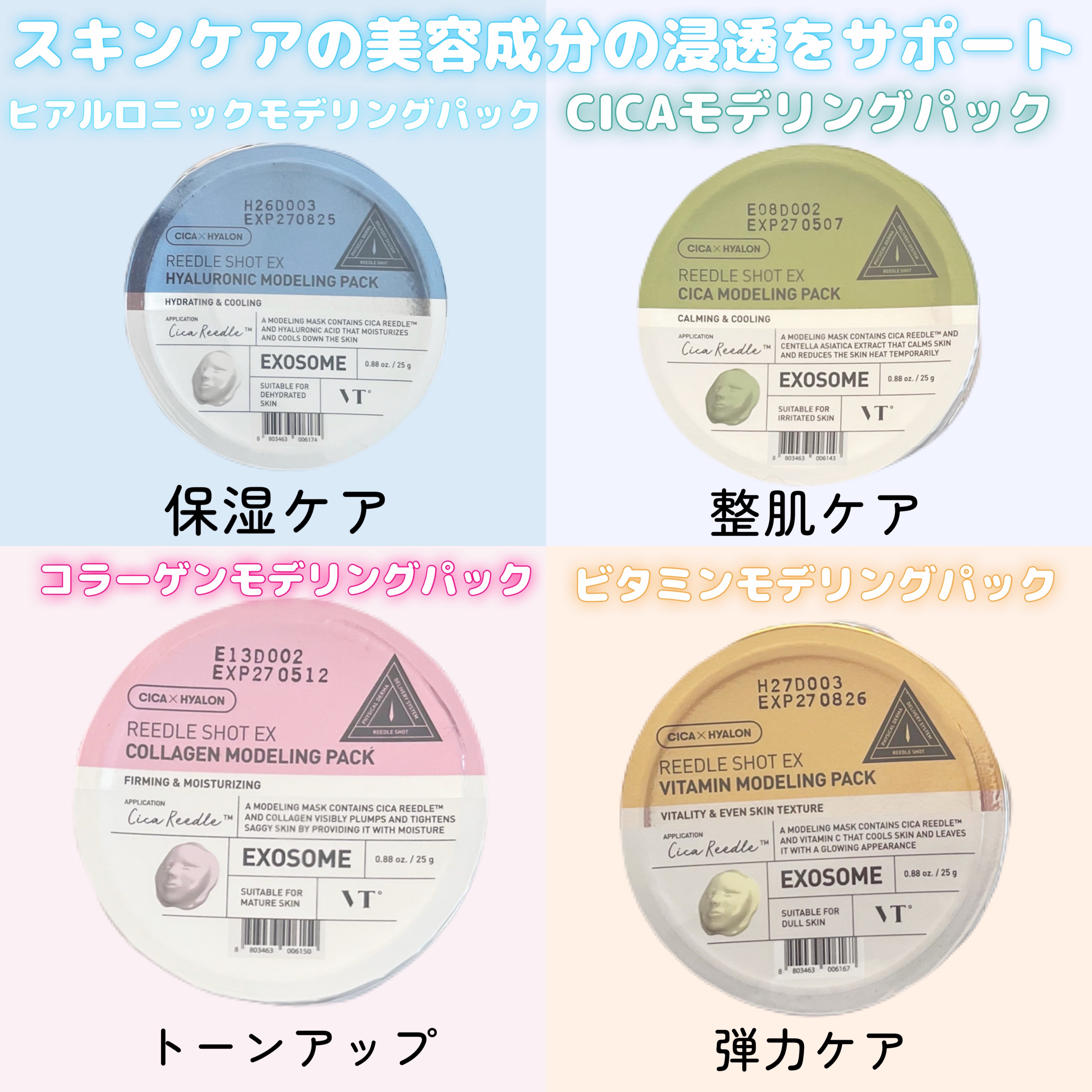 リードルショットEX CICAモデリングパック/VT/シートマスク・パックを使ったクチコミ（2枚目）