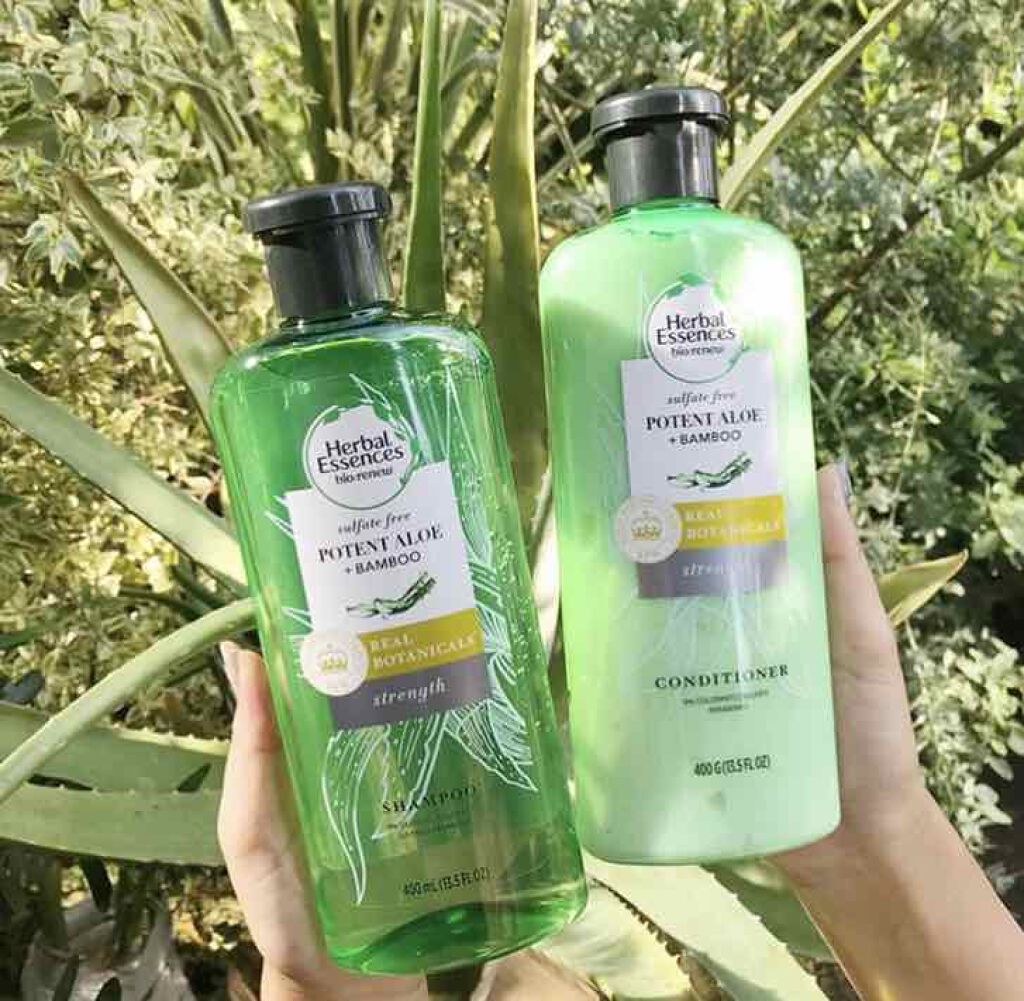 ビオリニュー アロエ&バンブー シャンプー/コンディショナー/ハーバルエッセンス/市販シャンプーを使ったクチコミ(1枚目)