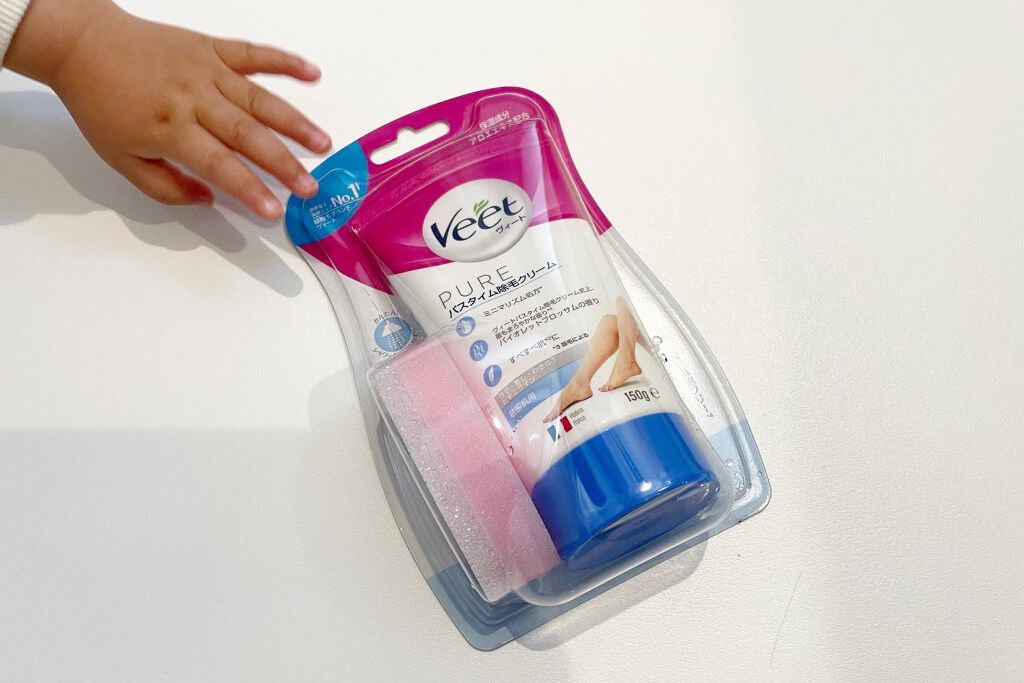 バスタイム除毛クリーム 敏感肌用/Veet/除毛クリームを使ったクチコミ（1枚目）