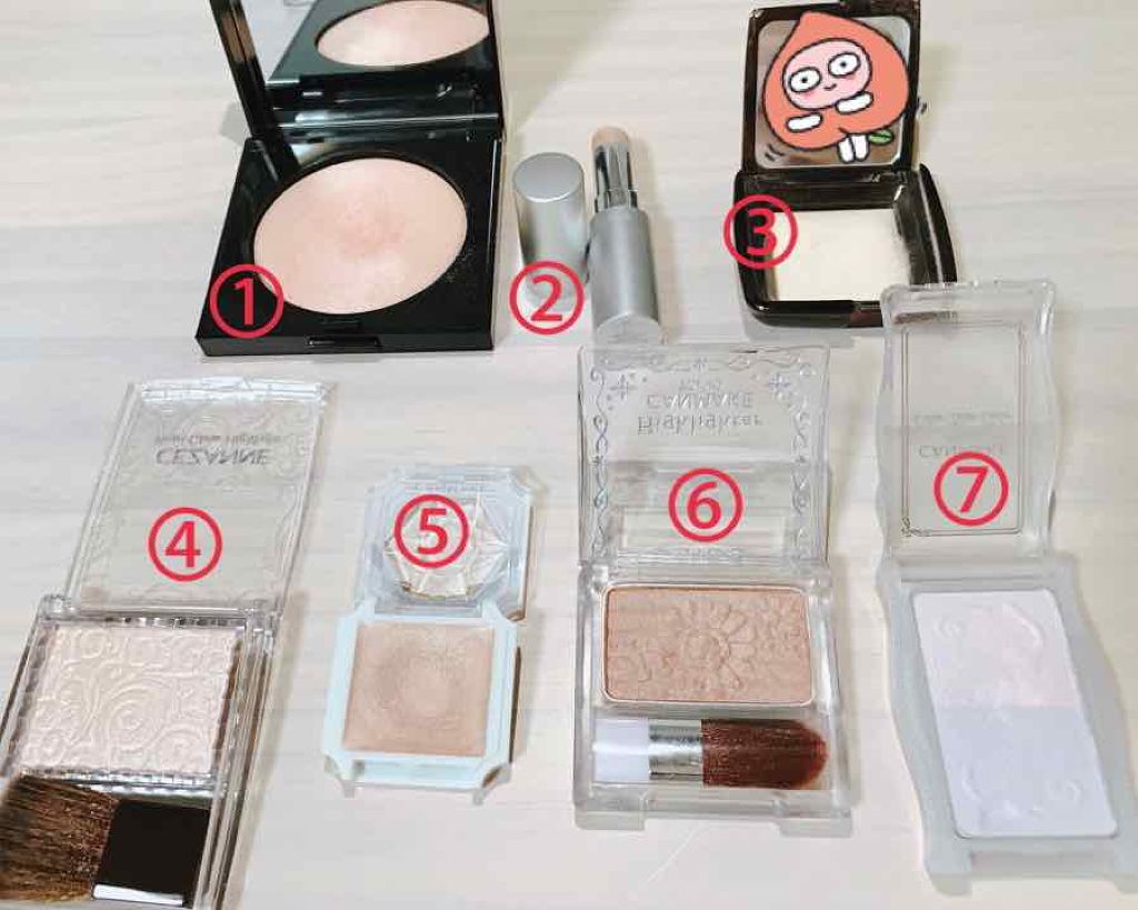 パールグロウハイライト/CEZANNE/パウダーハイライトを使ったクチコミ（2枚目）