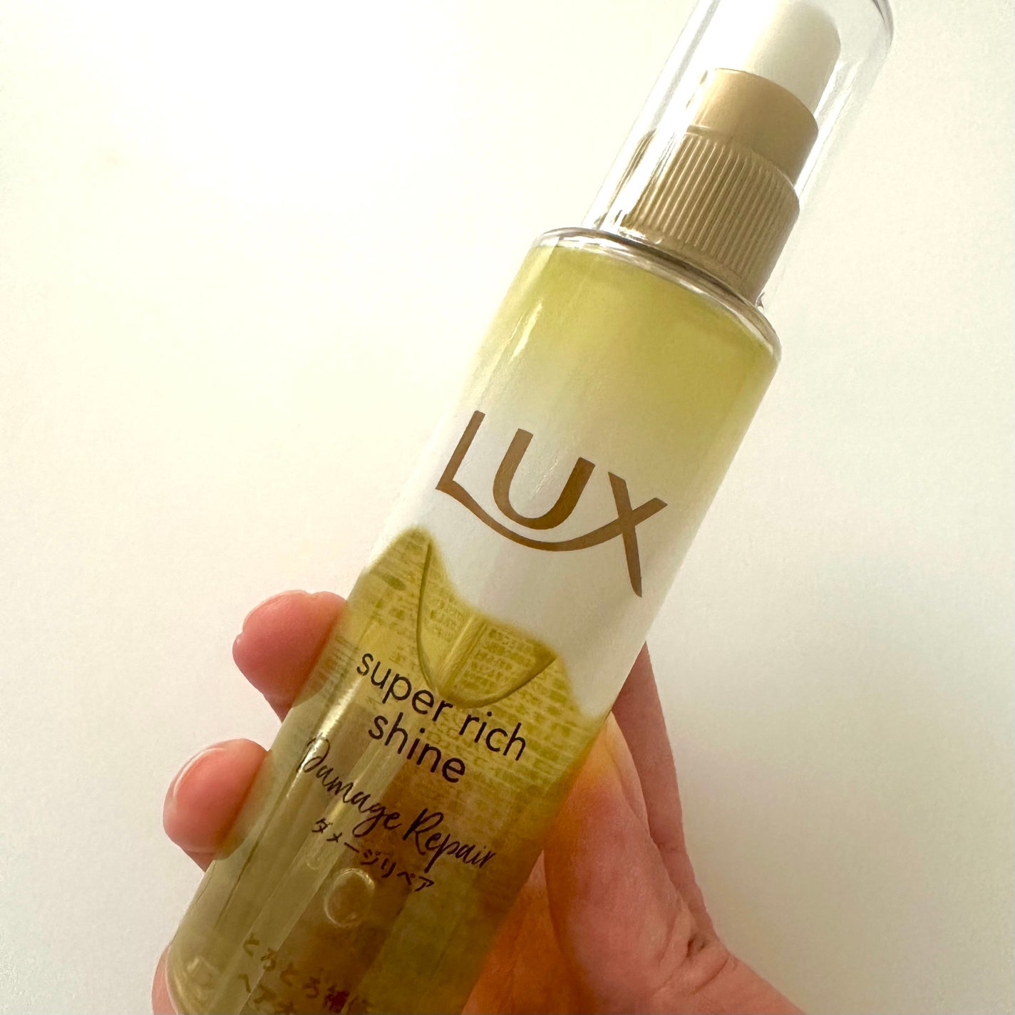 スーパーリッチシャイン ダメージリペア とろとろ補修ヘアオイル/LUX/ヘアオイルを使ったクチコミ(1枚目)