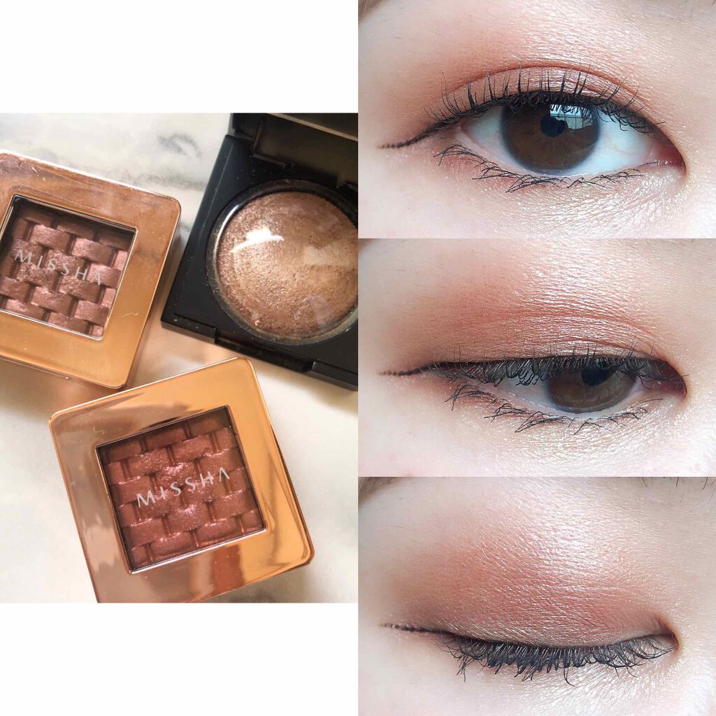 モダンアイシャドウ イタルプリズム/MISSHA/単色アイシャドウを使ったクチコミ（2枚目）