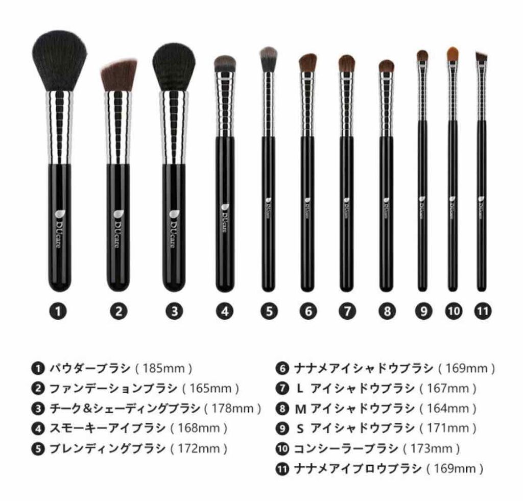 メイクブラシセット/DUcare/メイクブラシを使ったクチコミ(1枚目)