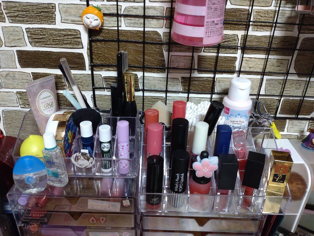 3段式クリアーケース/DAISO/その他化粧小物を使ったクチコミ(2枚目)