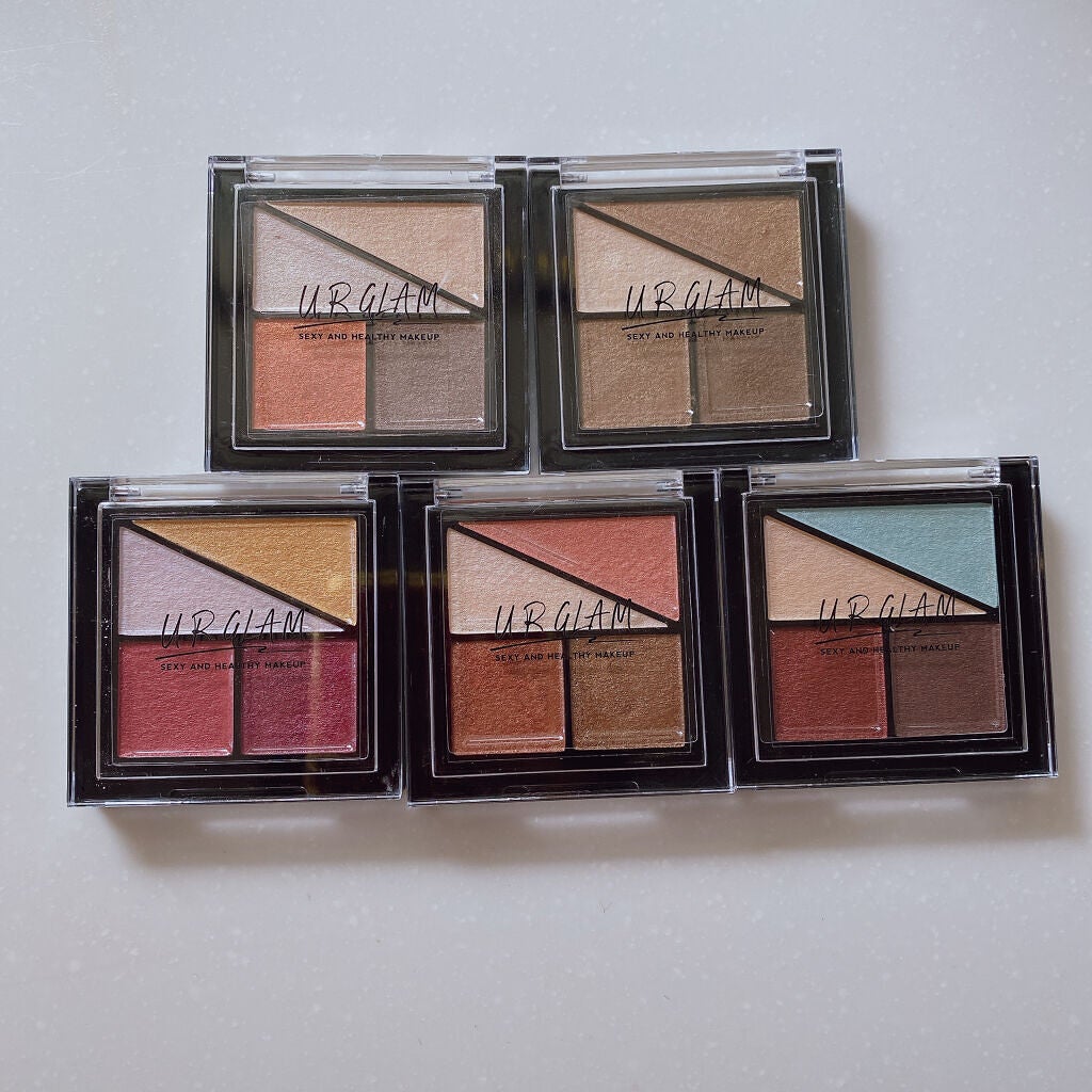 UR GLAM VELVET EYE COLOR PALETTE/U R GLAM/アイシャドウパレットを使ったクチコミ(1枚目)