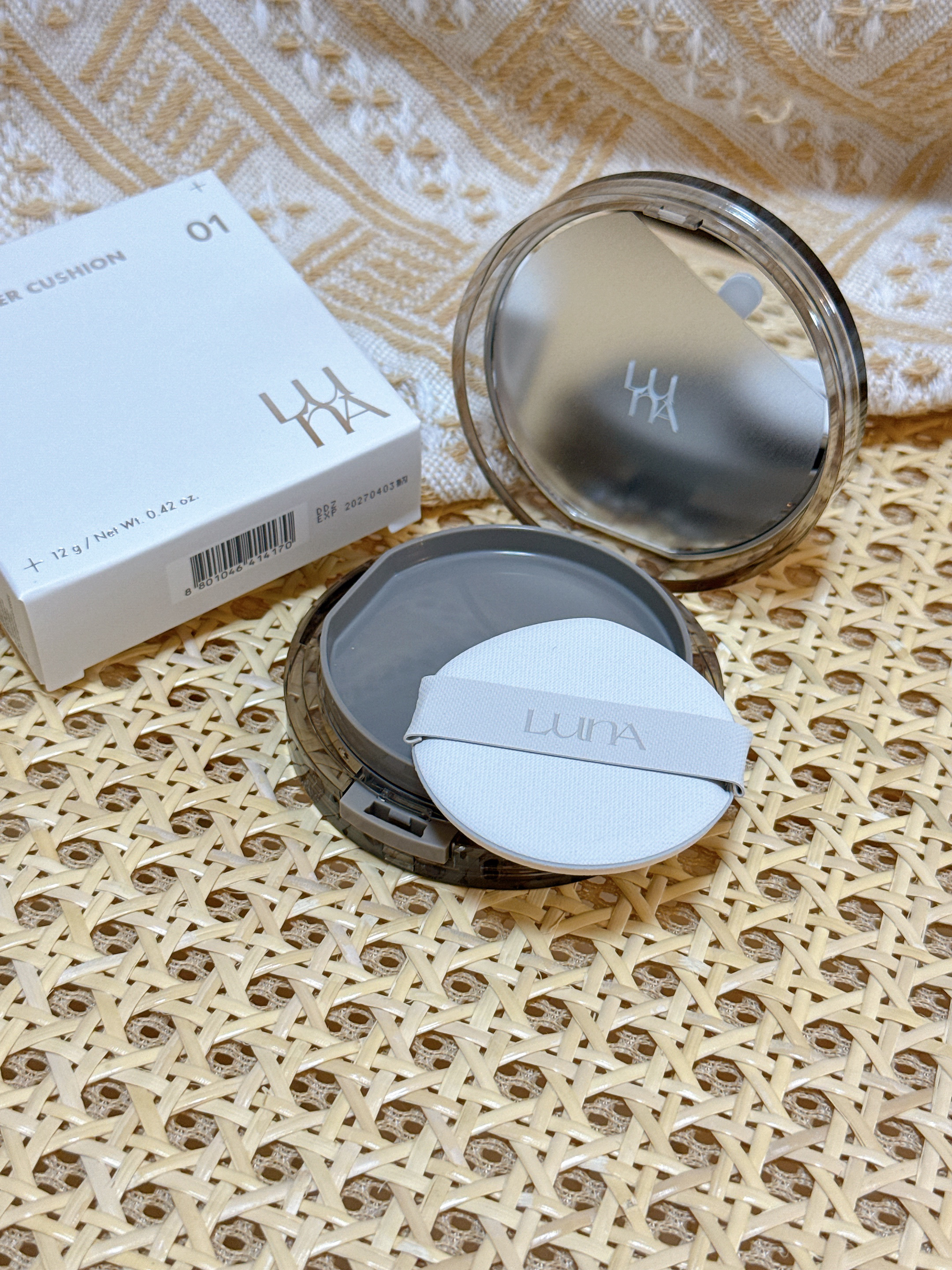 ブラーカバークッション/LUNA/クッションファンデーションを使ったクチコミ（3枚目）