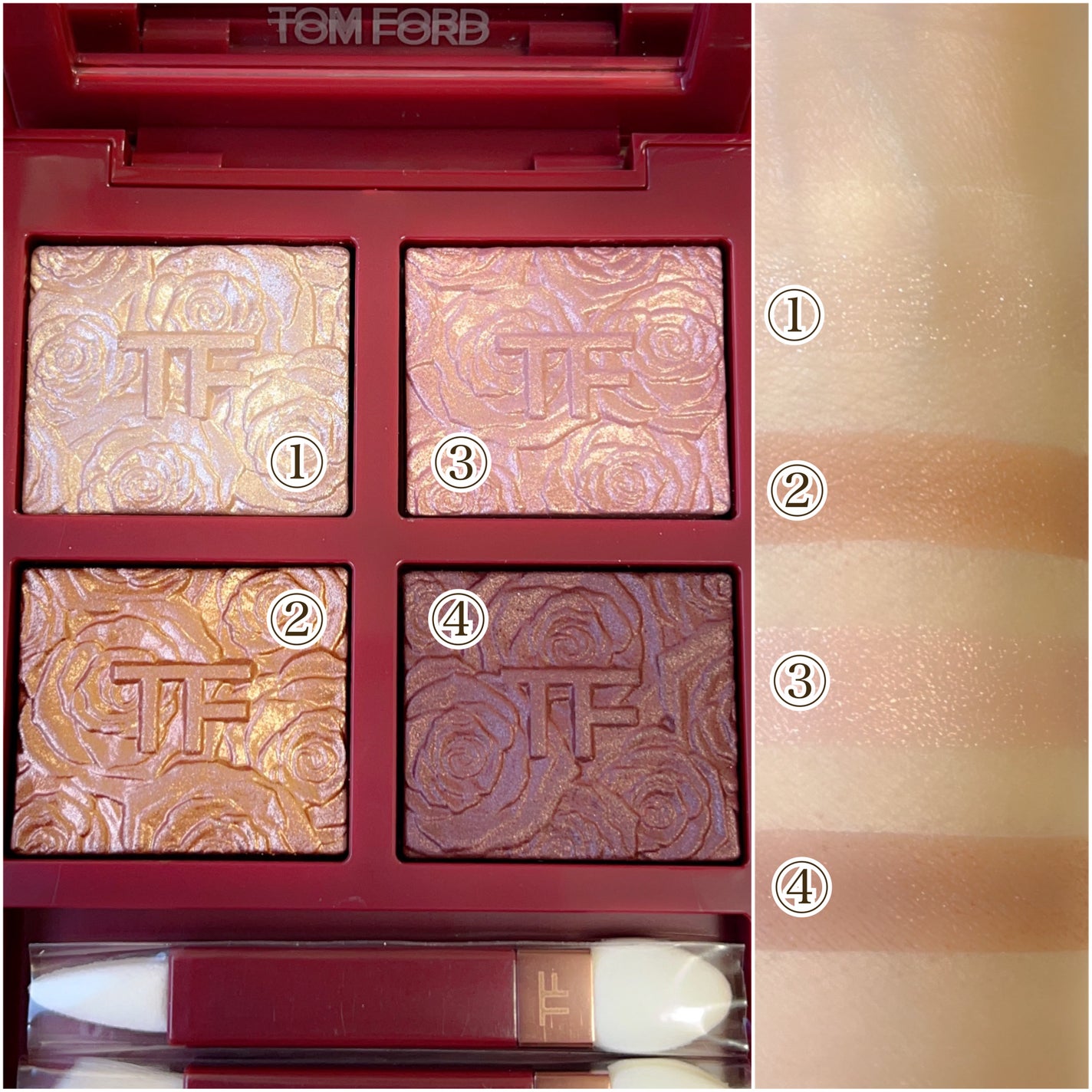 アイ カラー クォード/TOM FORD BEAUTY/アイシャドウパレットを使ったクチコミ(3枚目)