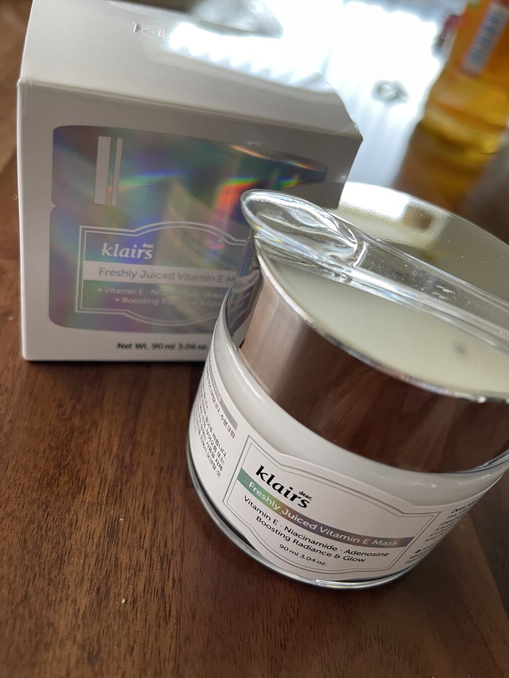 フレッシュリージュースドビタミンEマスク(90g)/Klairs/フェイスクリームを使ったクチコミ（1枚目）