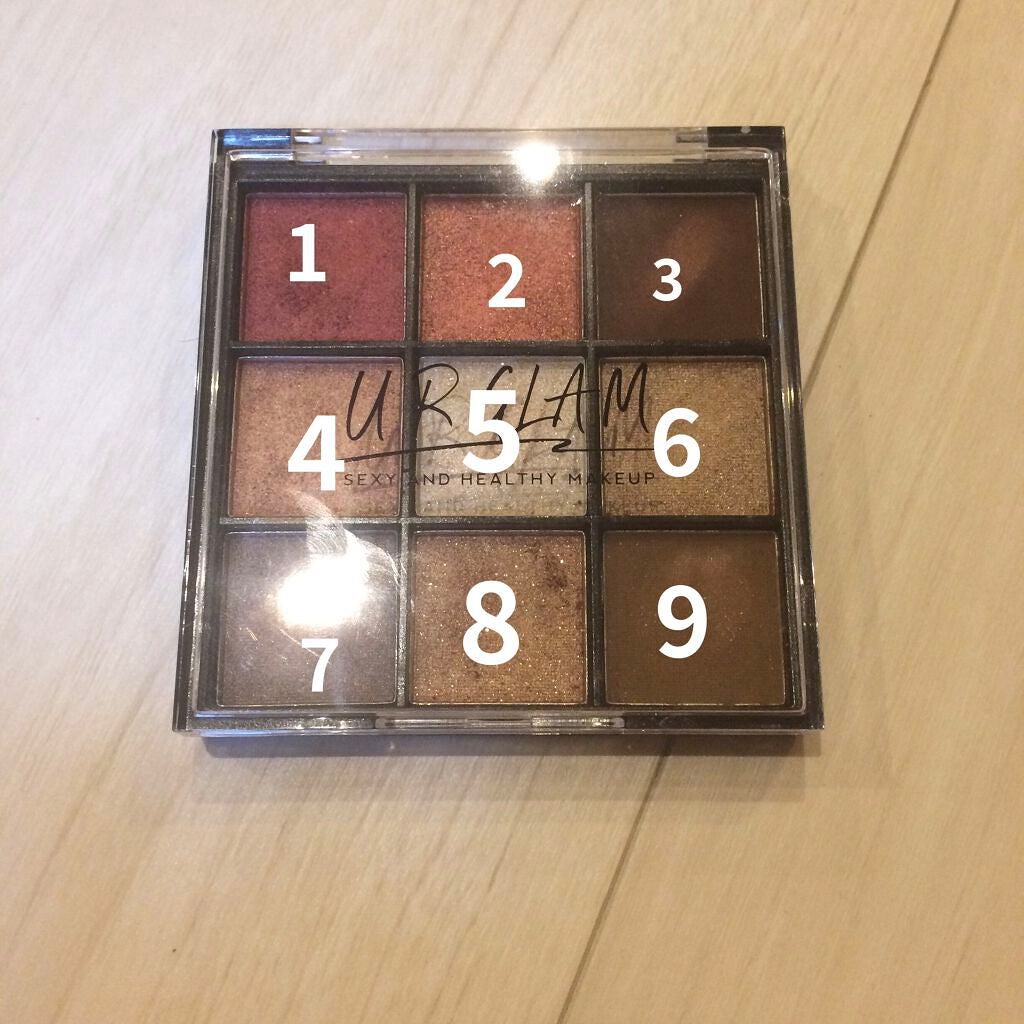 UR GLAM BLOOMING EYE COLOR PALETTE/U R GLAM/アイシャドウパレットを使ったクチコミ(2枚目)